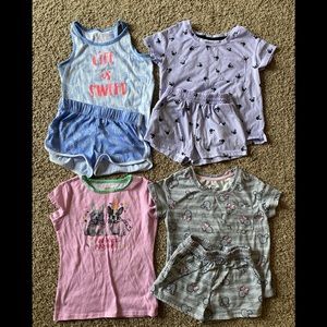 Girl’s Size 6 Summer Pajama Lot